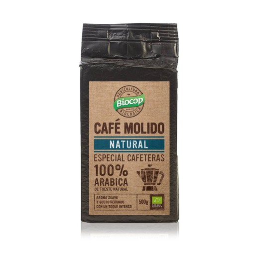 Malet kaffe 100% arabica biocop 500 g økologisk bio