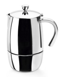 Cafetera Express Luxe Inox 10 Tazas Lacor Inducción