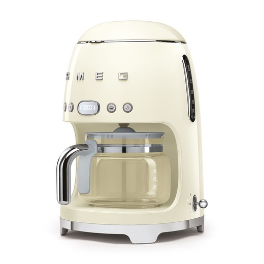 Smeg Retro Creme-infuuskoffiezetapparaat