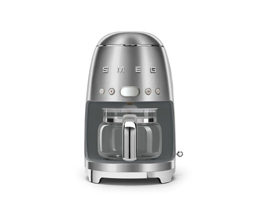 Caffettiera Smeg retrò in colore grigio