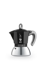 Bialetti New Moka Inductie Italiaans koffiezetapparaat Zwart 2 kopjes