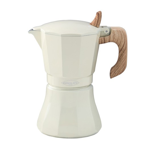 Oroley Induction Cream Coffee Maker 12 Cups Petra