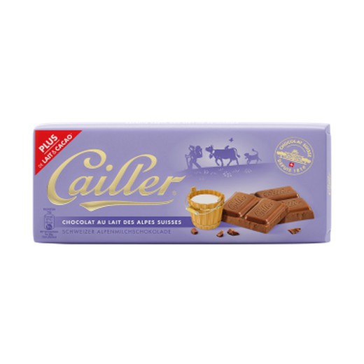 Cailler chocolate con leche suizo tableta 100gr