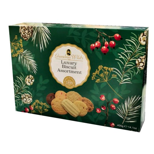 Caja Galletas Navidad Luxury Grandma Wild's Biscuits 400 grs