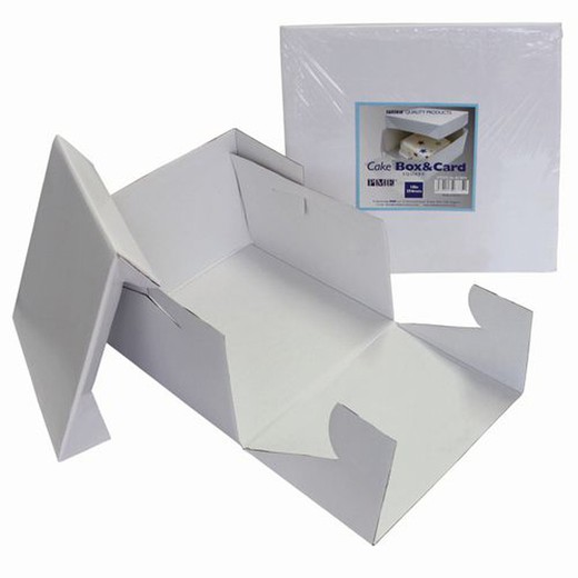 Caja para tartas pme tamaño 22,5x22,5x15 cms