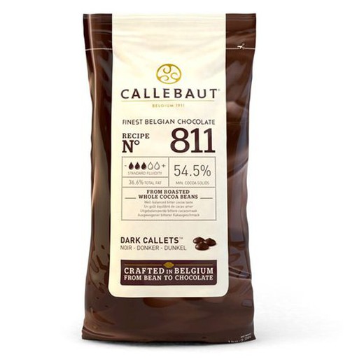Callets chocolate amargo 1kg callebaut
