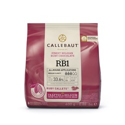 Callets choklad rubin 400 gr callebaut