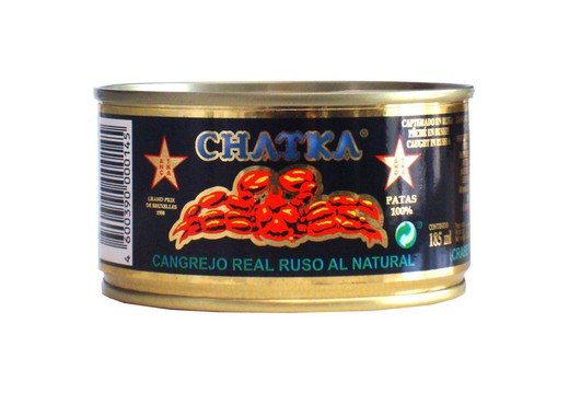 Cangrejo real ruso 100% patas 121 g Chatka