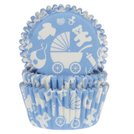 house of marie baby blue cupcake capsule 50 units