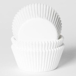 Capsule cupcake blanche 500 unités house of marie