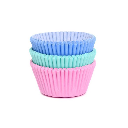 House of marie cupcake capsule couleur pastel 75 unités
