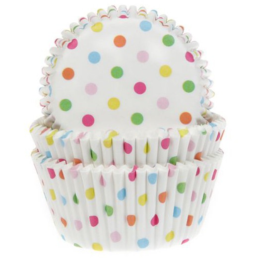 Confetti cupcake capsule 50 stuks house of marie