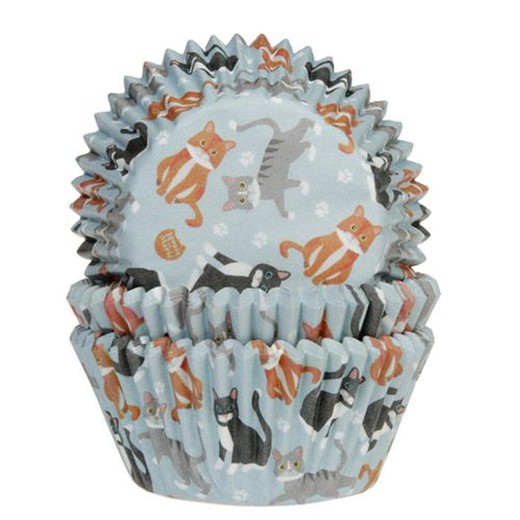 Cats cupcake kapsel 50 enheder house of marie