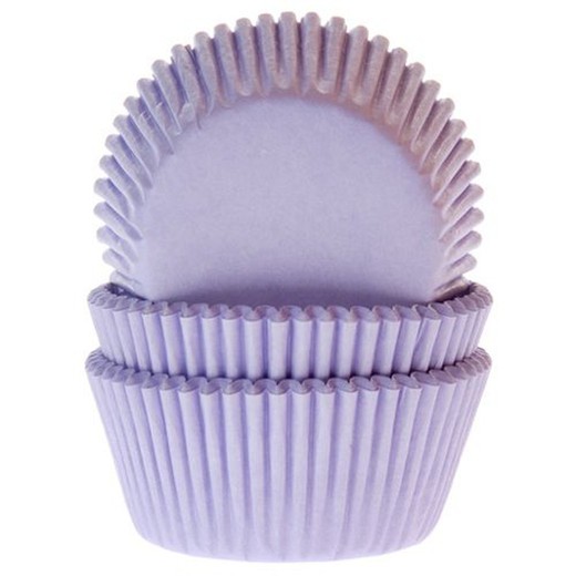 Capsule cupcake violette 50 unités house of marie