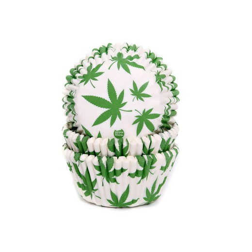Capsule per cupcake alla marijuana da 50 unità House of Marie