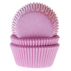 Lichtroze cupcake capsule 50 stuks house of marie