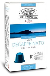 Capsules de café compostables décaféinés Compagnia dell'arabica 10 unités