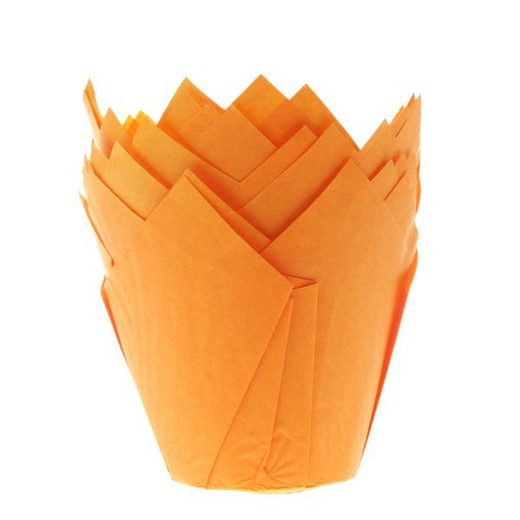 Tulipan muffin kapsułki pomarańczowy 36 jednostek house of marie