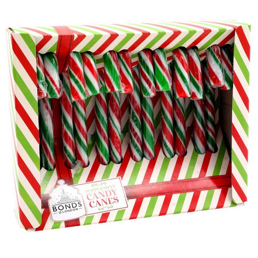 Caramelos de Navidad Londres Peppermint Candy Canes 144g