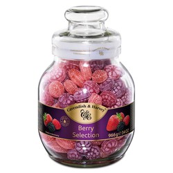 Caramelos Inglaterra Cavendish & Harvey Berry Selección Glass Tarro 966g