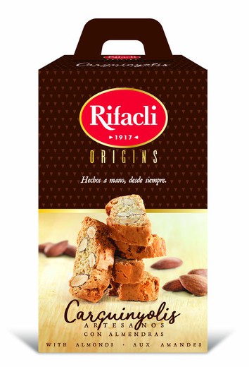 Artisan carquiñolis with almonds rifacli 250 grs