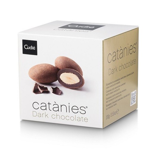 Catanias cudié chocolate negro cubo 100 grs