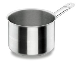 Professional Straight Saucepan Tall 24 Stainless Steel Lacor Hosteleria