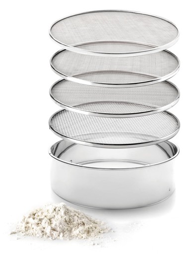 Professional Sifter Sieve 4 Interchangeable Meshes 20 Cm Lacor
