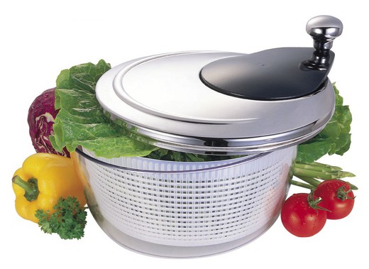 Centrifugadora Ensalada y Verduras Acrilico 4 L Lacor