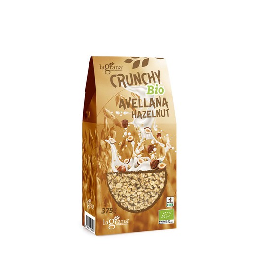 Cereales Crunchy Avena Avellana Ecológico Bio 375Grs La Grana
