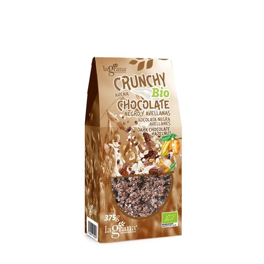 Cereales Crunchy Avena Choco Avellana Ecológico Bio 375Grs La Grana