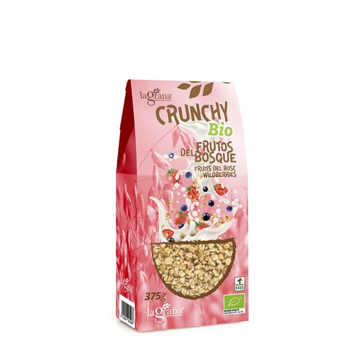 Cereales Crunchy Avena Frutos Bosque Ecológico Bio 375Grs La Grana