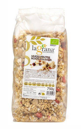 Cereales Muesli Crujiente Frutos Del Bosque 750Grs La Grana