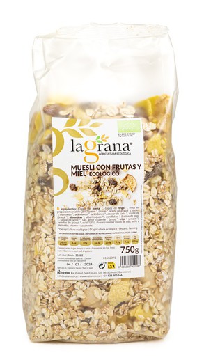Cereales Muesli Fruitas Miel 750 Grs La Grana