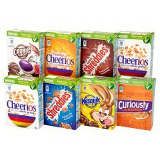 Assortiment de céréales nestlé 8 unités