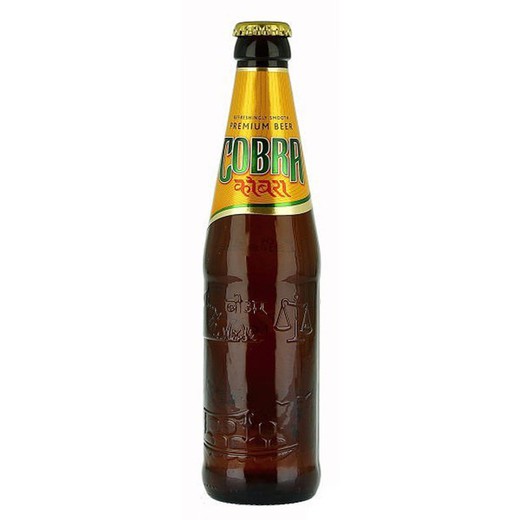 Cerveza india cobra botella 4,8º 33cl