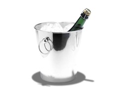 Secchiello per champagne leopold in acciaio inox