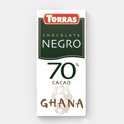 Chocolat 70% (Afrique) toasts 125 grs