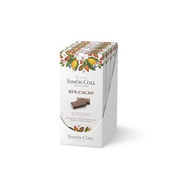 Chocolate 85% cacao simon coll 85 grs