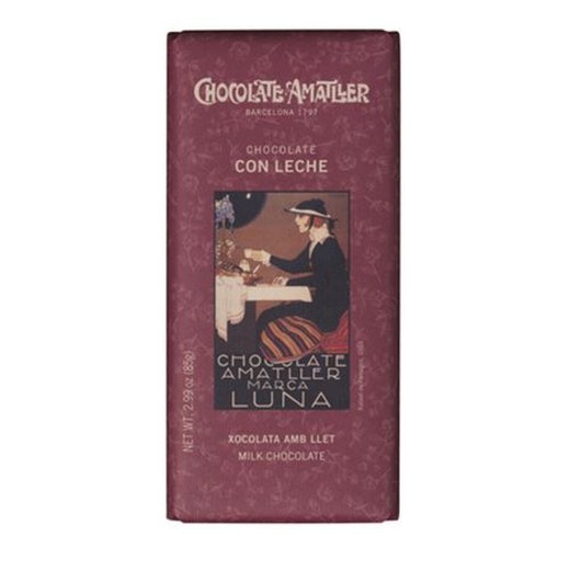 Chocolate amatller tableta 85g leche