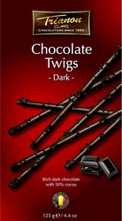 Belgiske chokoladekviste mørk 50% trianon 125 g