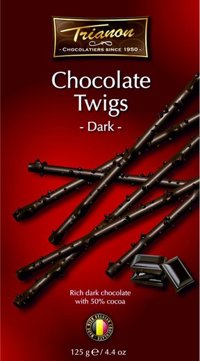 Belgiske chokoladekviste mørk 50% trianon 125 g