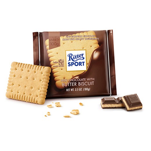 Chocolate Butter Biscuit Ritter Sport 100 Grs