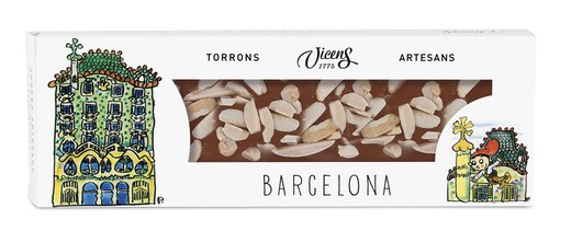 Chocolate ao Leite Amêndoa Jolonch Vicens Barcelona Casa Batlló 80g
