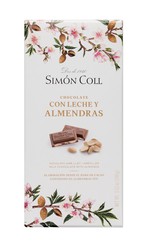 Chocolate ao leite com amêndoa 100 grs simon coll