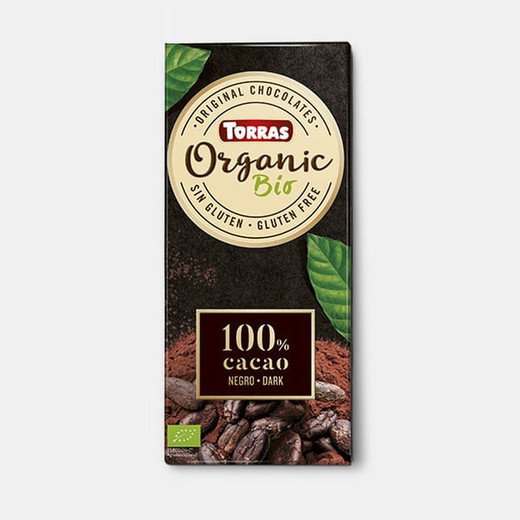 Cioccolato fondente 100% toast 100 gr