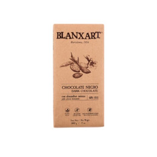 Chocolate negro 60% almendras blanxart 200 grs