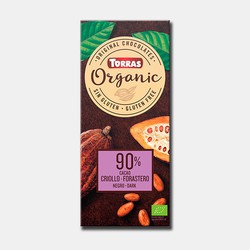 Chocolat noir 90% toasté 100 grs