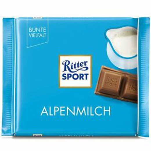Chocolate Con Leche Ritter Sport 100 Grs