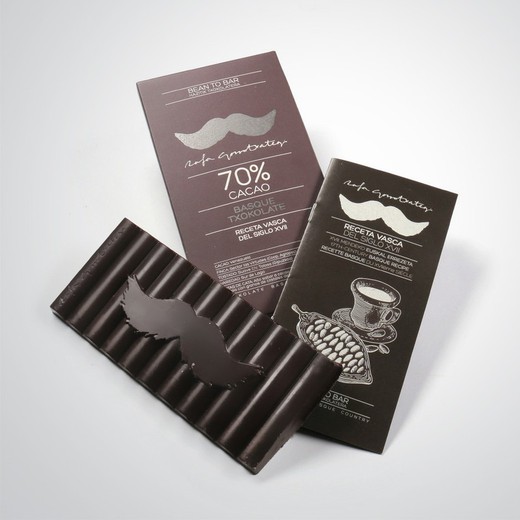 Chocolate Vasco Bean to Bar 70% Receta Siglo Xvii Rafa Gorrotxategi 100 Grs